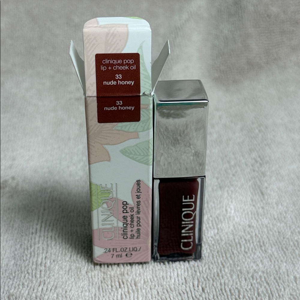 Clinique Pop Lip + Cheek Color Oil - Nude Honey - Picture 2 of 3
